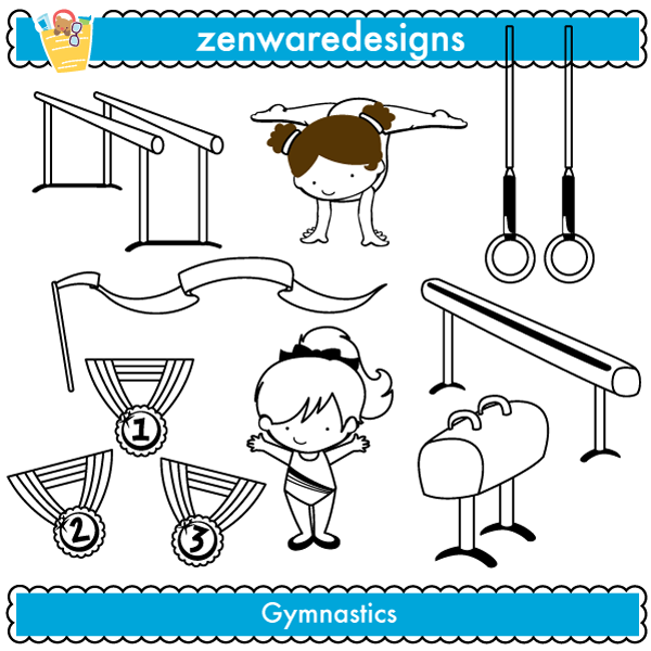Gymnastics Stamps